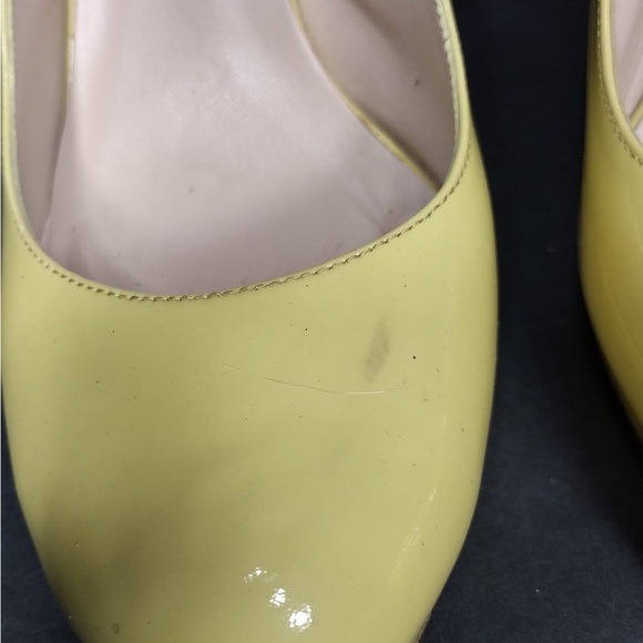 LK Bennett Yellow Slingback Heels size 8.5 pre owned Exellent condition - Picture 11 of 12
